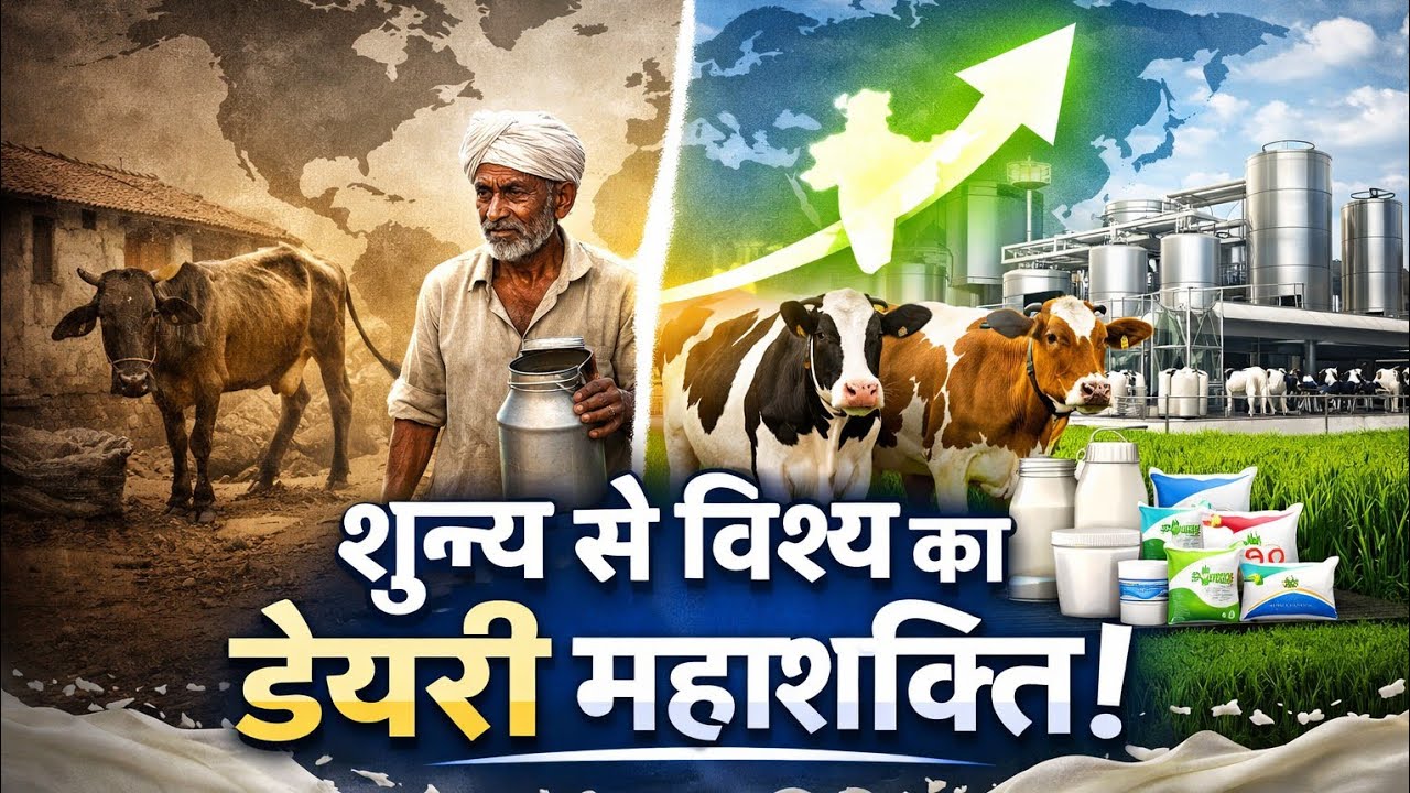 Dairy Revolution in India | Zero to World No.1 Milk Producer | White Revolution 