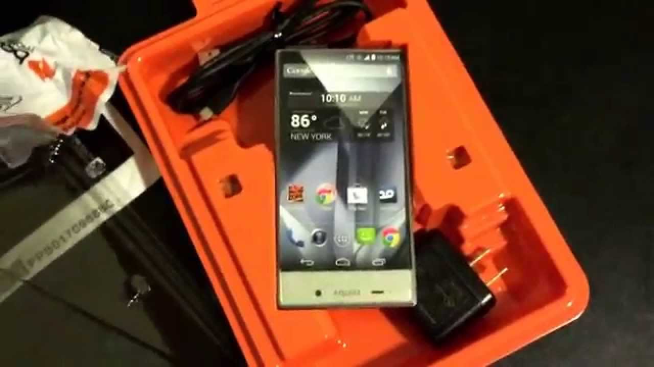Sharp AQUOS Crystal Unboxing Boost Mobile