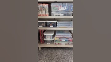 Organize your games with clear storage keepers and bins.