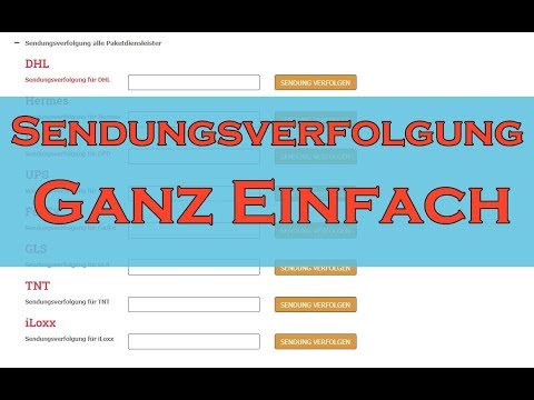 Sendungsverfolgung für DHL,