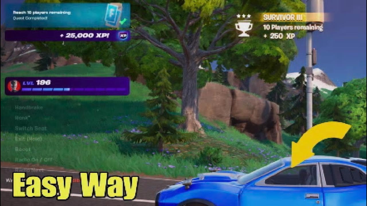 Easily Reach 10 Players Remaining - Fortnite Week 9 Weekly Quest