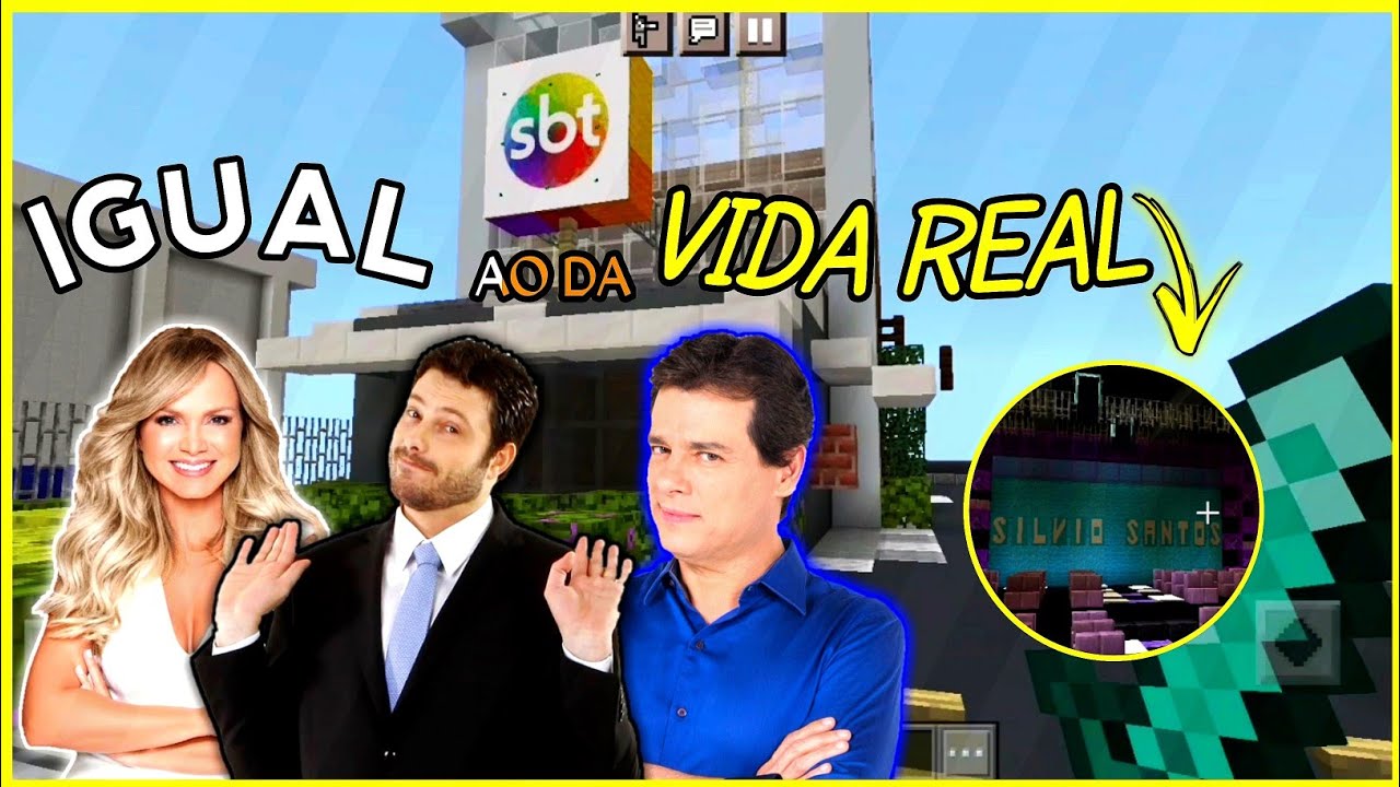 Minecraft: MAPA DO SBT MAIS COMPLETO E ATUALIZADO !!! - YouTube