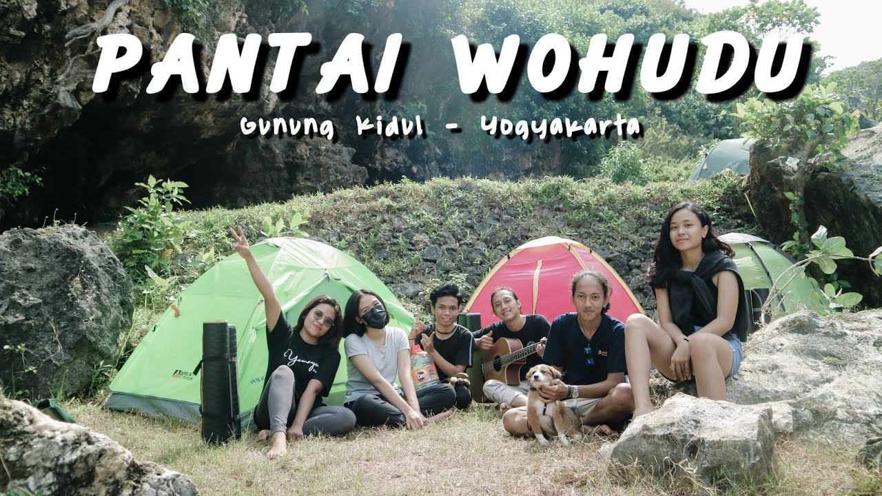 CAMPING DI PANTAI WOHUDU GUNUNG KIDUL - NO CUT NO EDIT!!! || 