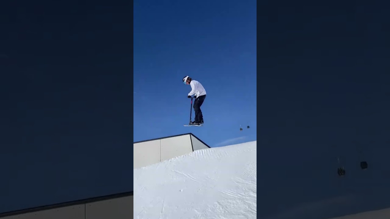 Самый безумный трюк на снегоходе, который вы КОГДА-ЛИБО увидите!!!