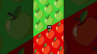 vs which team are you in apple or green 🍎🍏🍎🍏
