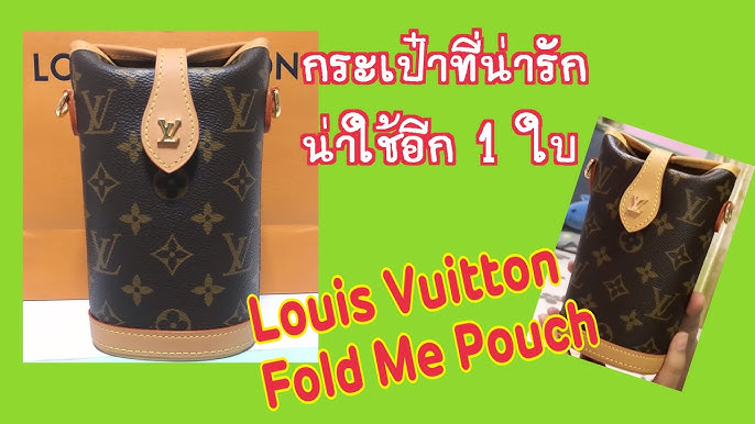 UNBOXING LOUIS VUITTON FOLD ME POUCH/WHAT FITS AND THE MOST AFFORDABLE BAG  IN LOUIS VUITTON. 