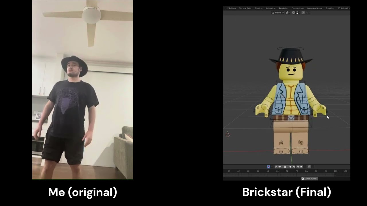 BTS: Brickstar pose animation