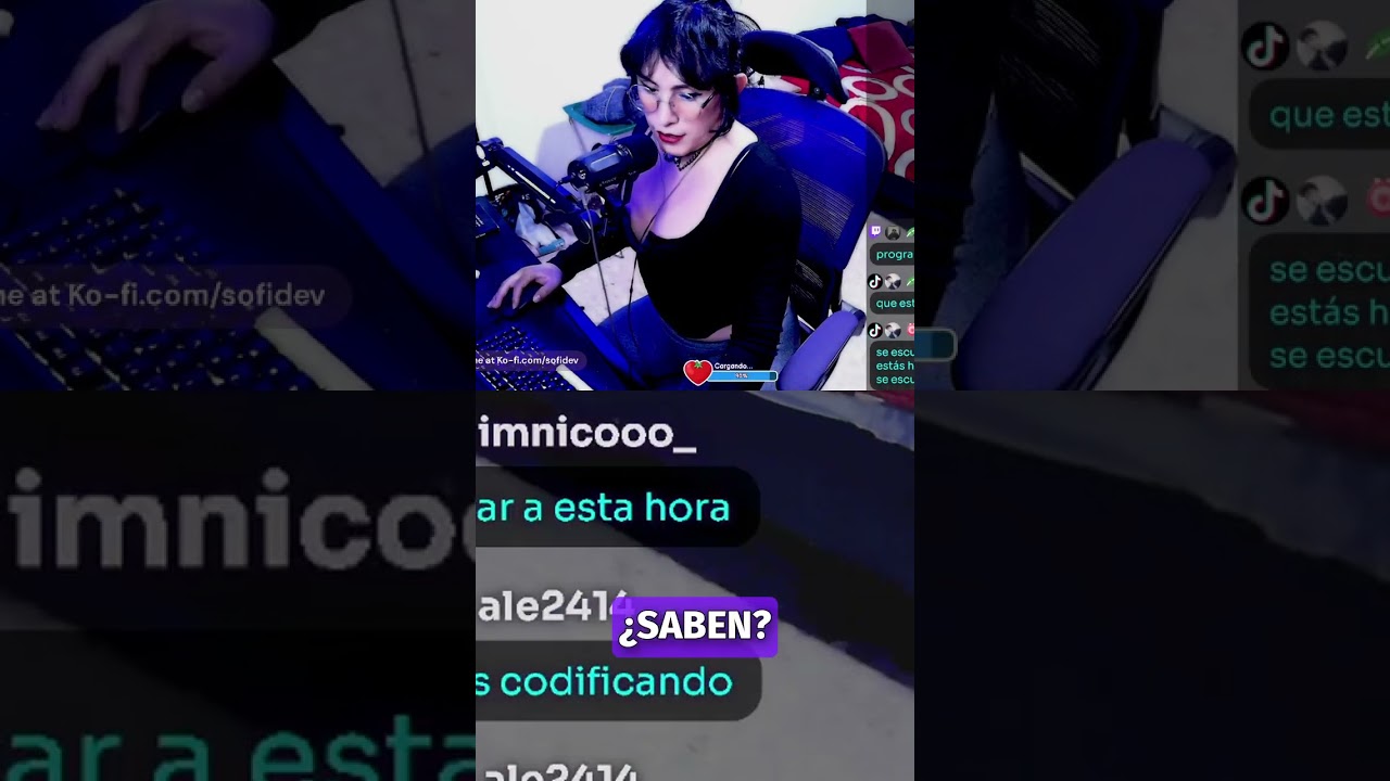Por poco me quedo sin estremear en mi canal principal (Ya lo resolví) #sofidev #twitch #st #shorts
