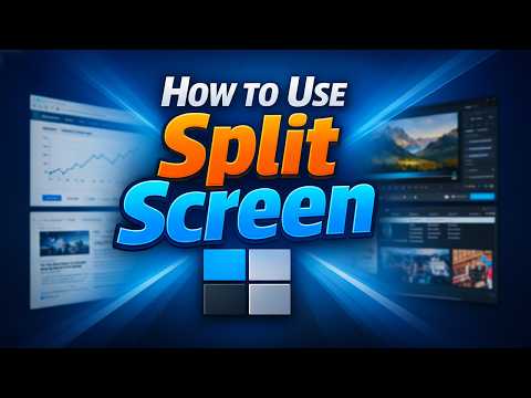 How to Use Split Screen on Windows (Snap Windows)