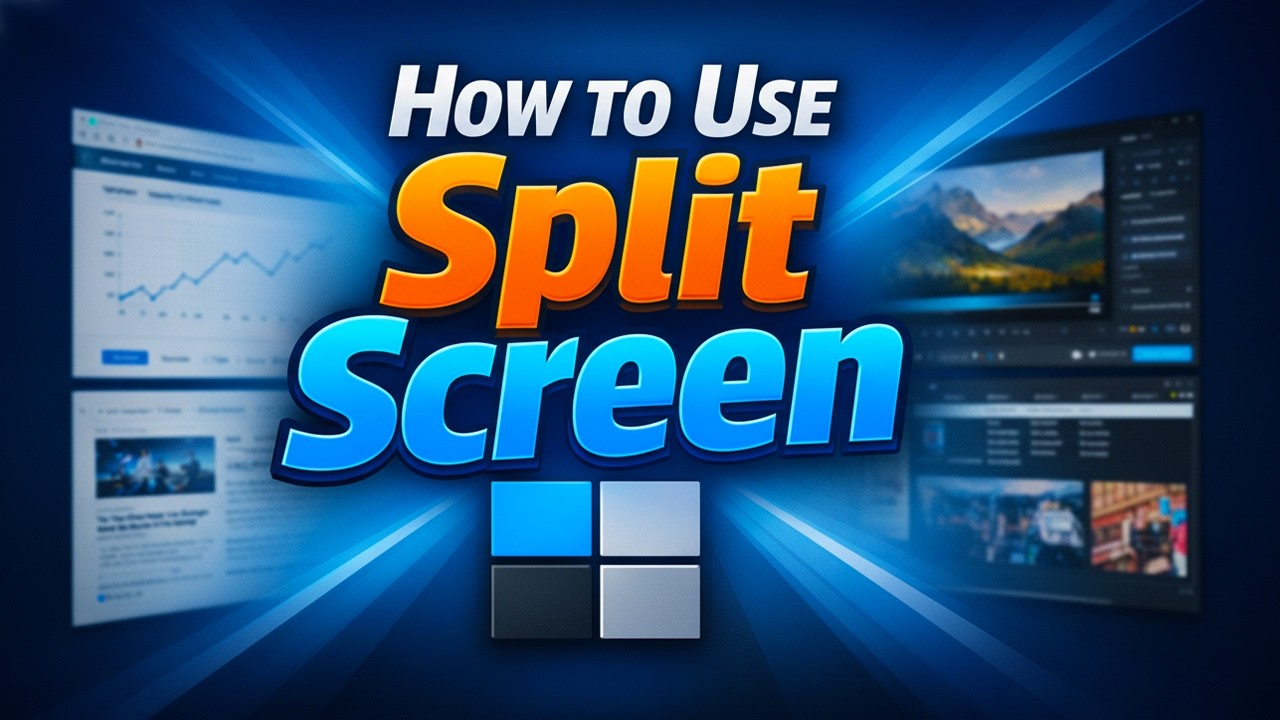 How to Use Split Screen on Windows (Snap Windows) - YouTube