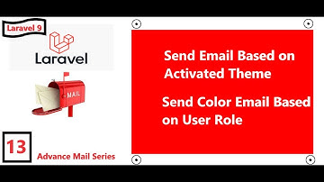 (13) Activate Theme for Sending Email | Advance Mail Series in Laravel | Create Project and Email