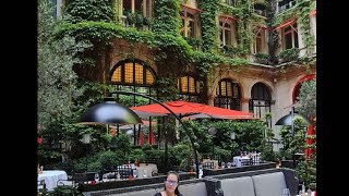 PARIS : Plaza Athénée ( La Cour Jardin , La Galerie ). Summer 2023