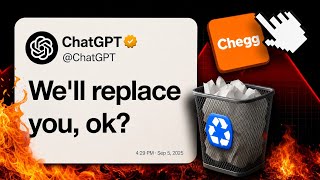 How ChatGPT Destroyed a $14 Billion Company (The Collapse of Chegg)