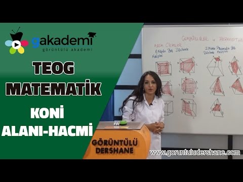 TEOG Matematik Koni-Alanı-Hacmi