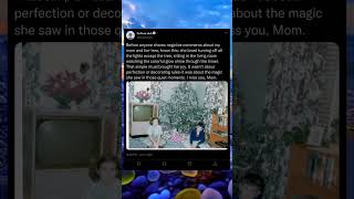 🎄❤️ He Defended Mom’s Christmas Tree Memory 😭 #Family #Christmas #Emotional #Shorts #Viral