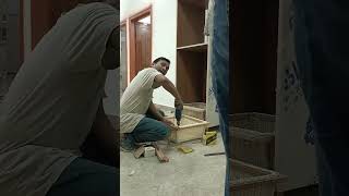 किचन पैंट्री में wicker बास्केट कैसे लगाएं how to make kitchen pantry with wicker basket install