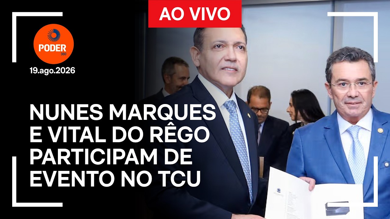 Ao vivo: Nunes Marques e Vital do Rêgo participam de evento no TCU