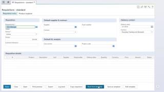 U4BW (Agresso) Top Tips - Requisition Templates