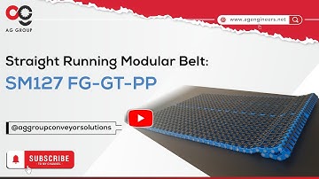 Straight Running Modular Belt: SM127 FG-GT-PP | Modular Belts