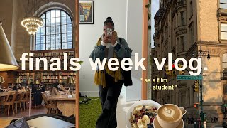 A PRODUCTIVE WEEK IN MY LIFE 💌 as a *film student* during finals (what I eat, study tips &amp; more)