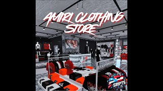Amiri Clothing Store - GTA V FIVEM MLO Interior