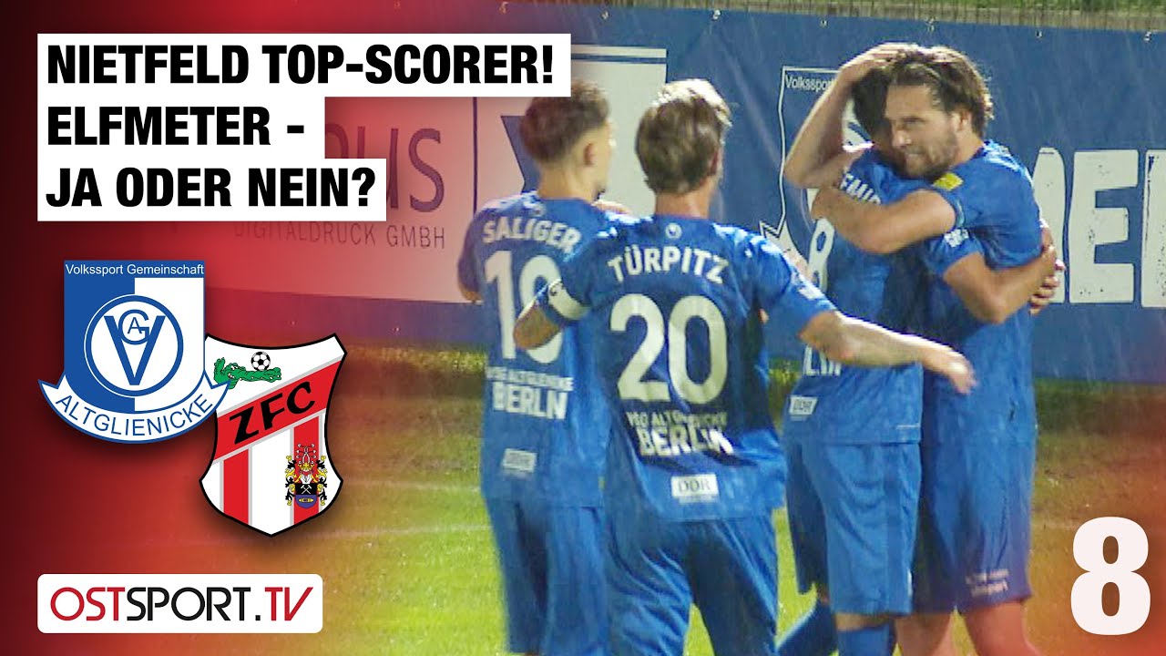 Nietfeld Top-Scorer! Elfmeter Ja oder Nein: VSG Altglienicke - ZFC Meuselwitz | Regionalliga Nordost