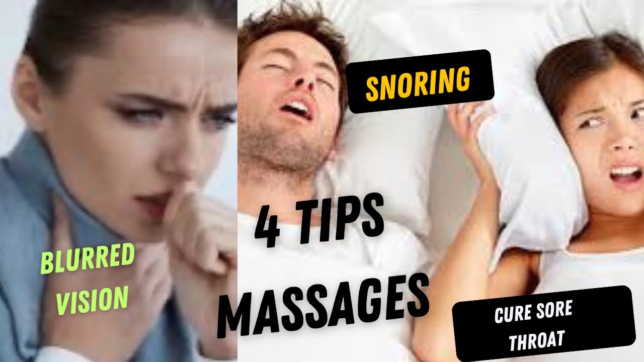 4 Effective Massage Tips To Instantly Cure Neck Pain and Snoring