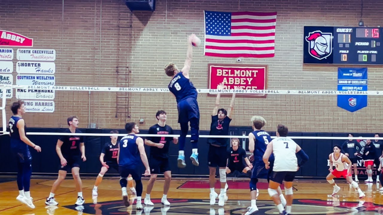 Queens V.S Belmont Abbey MENS Volleyball