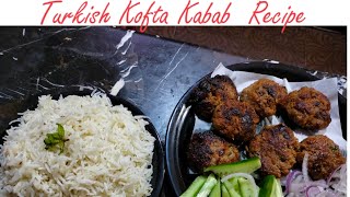 Turkish Kofta Kebab Recipe by kitchen with Maha.