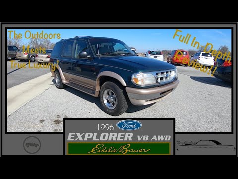 1996 Ford Explorer AWD Eddie Bauer Edition|Walk Around Video|In Depth Review