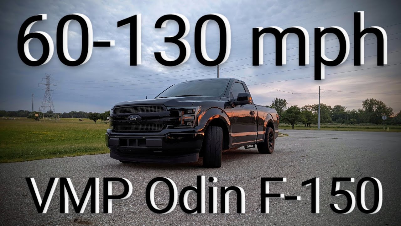 VMP Odin supercharged F-150 60-130mph with dragy