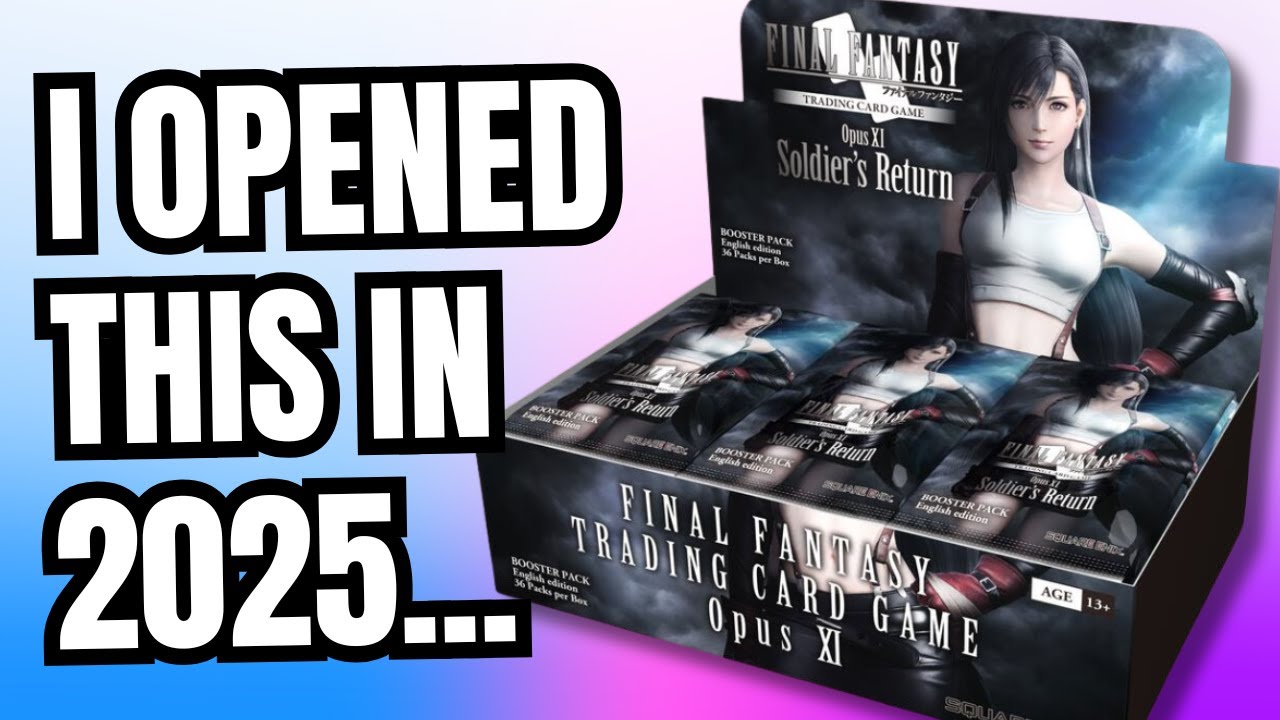 Opening this Final Fantasy TCG Opus XI Booster Box now Is a HUGE
