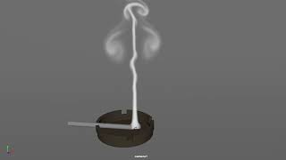 cigarette smoke simulation