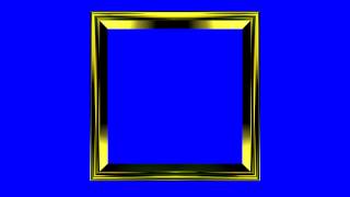 4K UHD 3D Shining Rectangle Border Design Animation