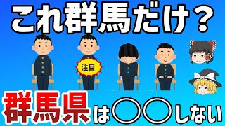 【日本地理】みんな知ってた群馬県は○○しない【ゆっくり解説】