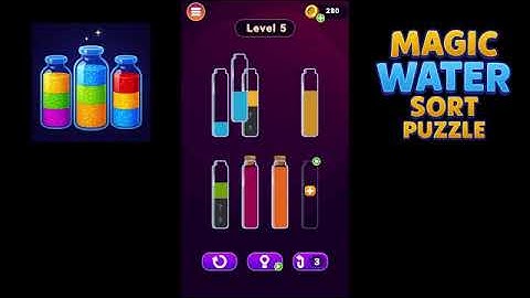 Magic Water Sort Puzzle – Unity Game Source Code #unity #unity3d #unitydev #unitydeveloper