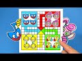 Poppy Playtime Ludo Game｜paper craft ideas｜Ludo king Game making &amp; playing