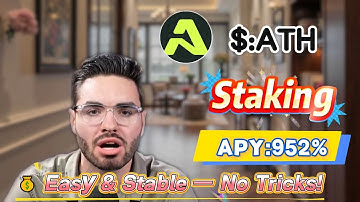 😴 Made $500 While Sleeping! Staking ATH (Mining Tutorial) – The Most Stable Project in Crypto! 🔥