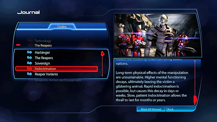 Mass Effect 3 Indoctrination Symptoms