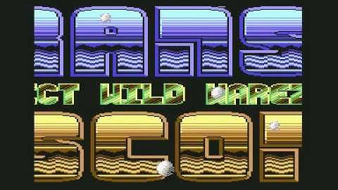 8bit Commodore 64 cracktro - group TRANSCOM (turrican gamecrack)