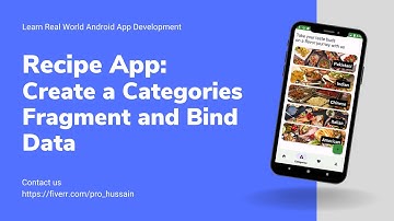 Building a Recipe App in Android Studio: Create a Category Fragment and Bind Data