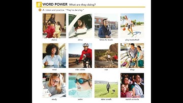 Interchange Intro U5.8 WORD POWER What are they doing?