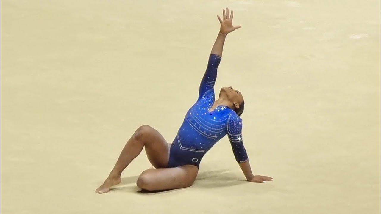 Rebeca Andrade 🇧🇷 Floor Team Final 2022 World Championships YouTube