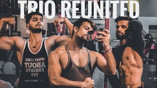 Epic Upper Body Blast with the Crew | Trio Reunion Training Session! 💪🔥 | Pumped Up Vlog #12