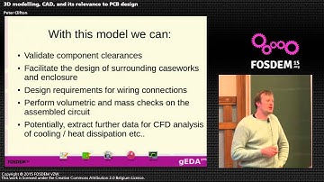 FOSDEM 2015 - Developer Room - Electronic Design Automation - Cad 3D