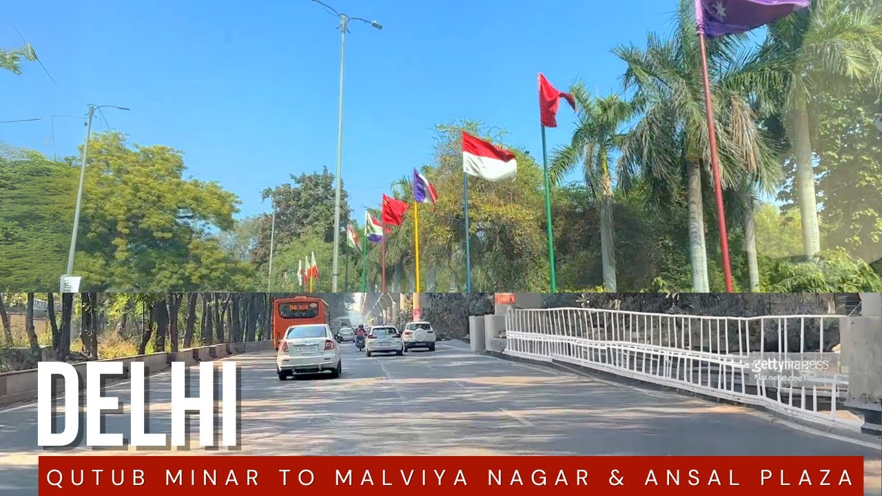 Discover Delhi: Qutub Minar, Malviya Nagar Streets & Ansal Plaza Tour