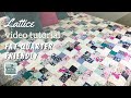 NO PIN Quilt Block! Easy Fat Quarter-Friendly Quilt Pattern - Lattice