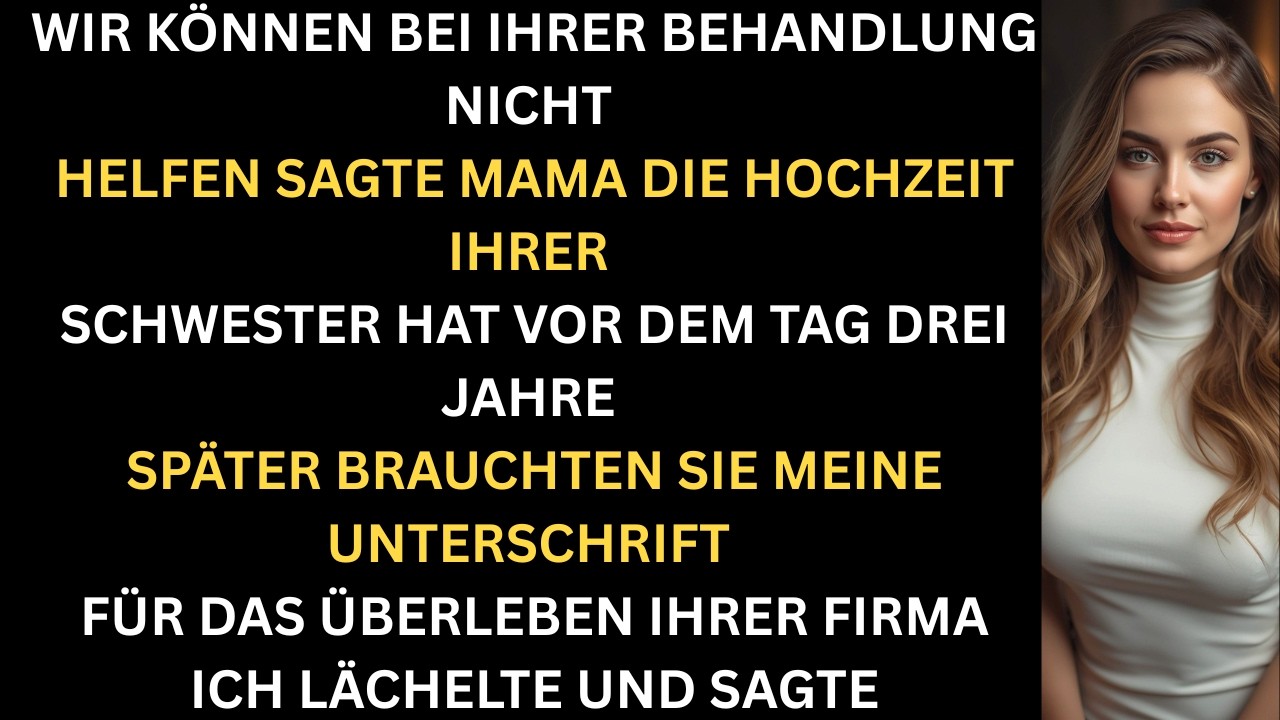 Eltern wählten Hochzeit statt meiner Krebsbehandlung  jetzt brauchen sie meine Unterschrift