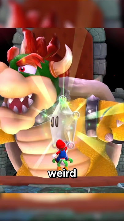 What if you beat bowser riding yoshi? #mariogalaxy #secret #shorts