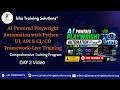 Playwright Automation with Python Day2 Video on 14th May 2026.Call/WhatsApp on 9133190573 to Enroll